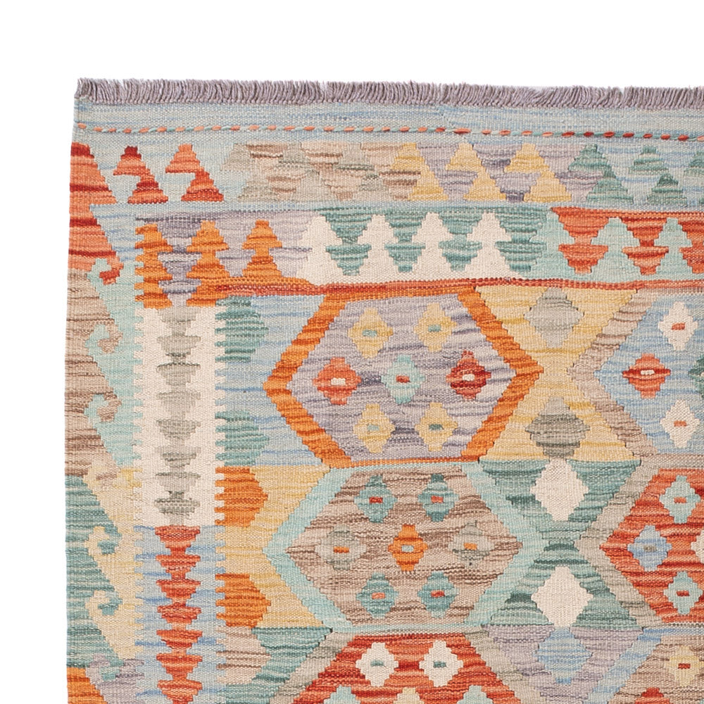 Kelim Teppich - Splash - 197 x 150 cm - bunt