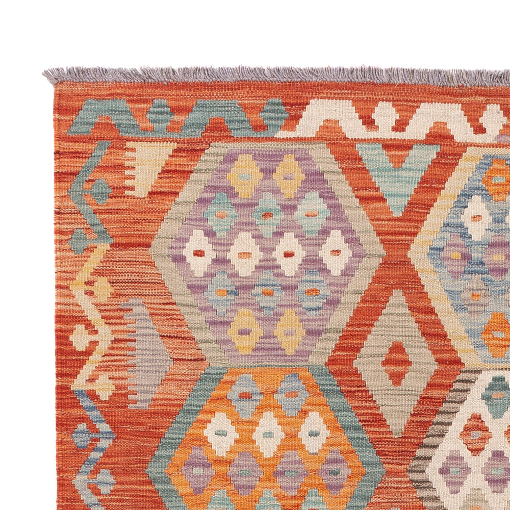 Kilim Maimana Tæppe 150x192cm - Uldtæppe