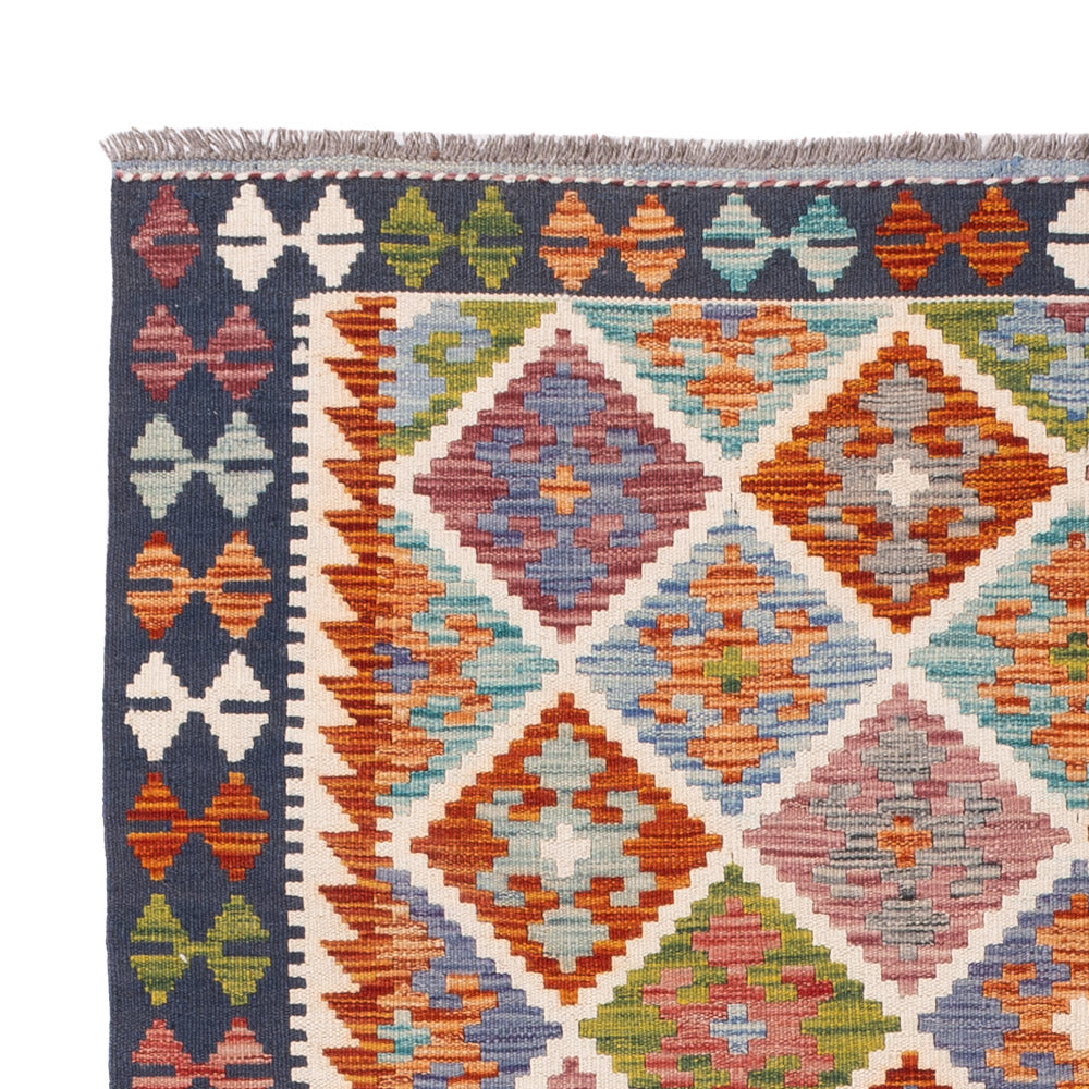 Kelim Teppich - Splash - 203 x 151 cm - bunt