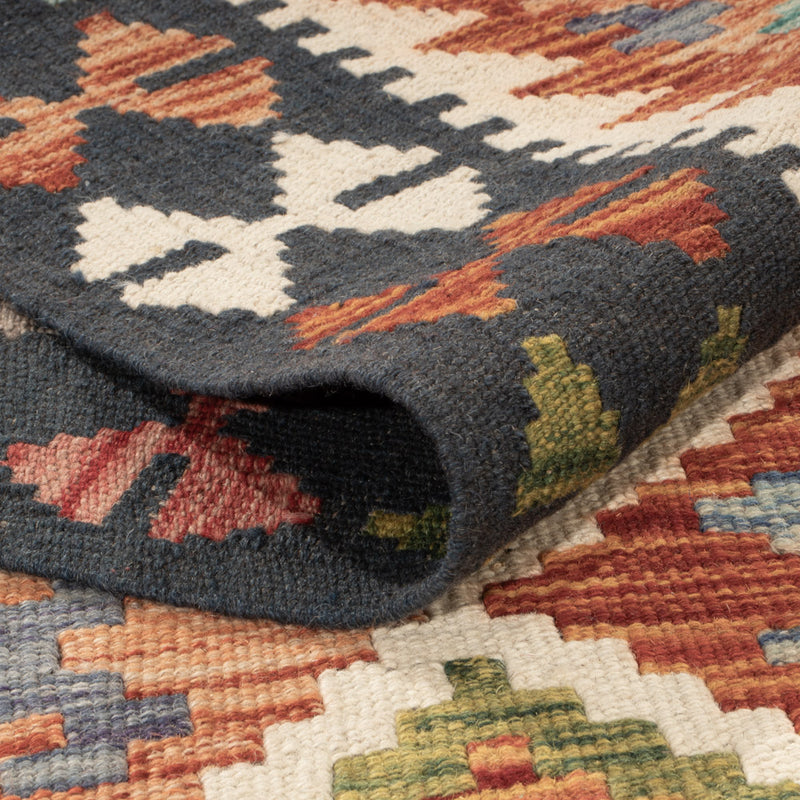 Kelim Teppich - Splash - 203 x 151 cm - bunt