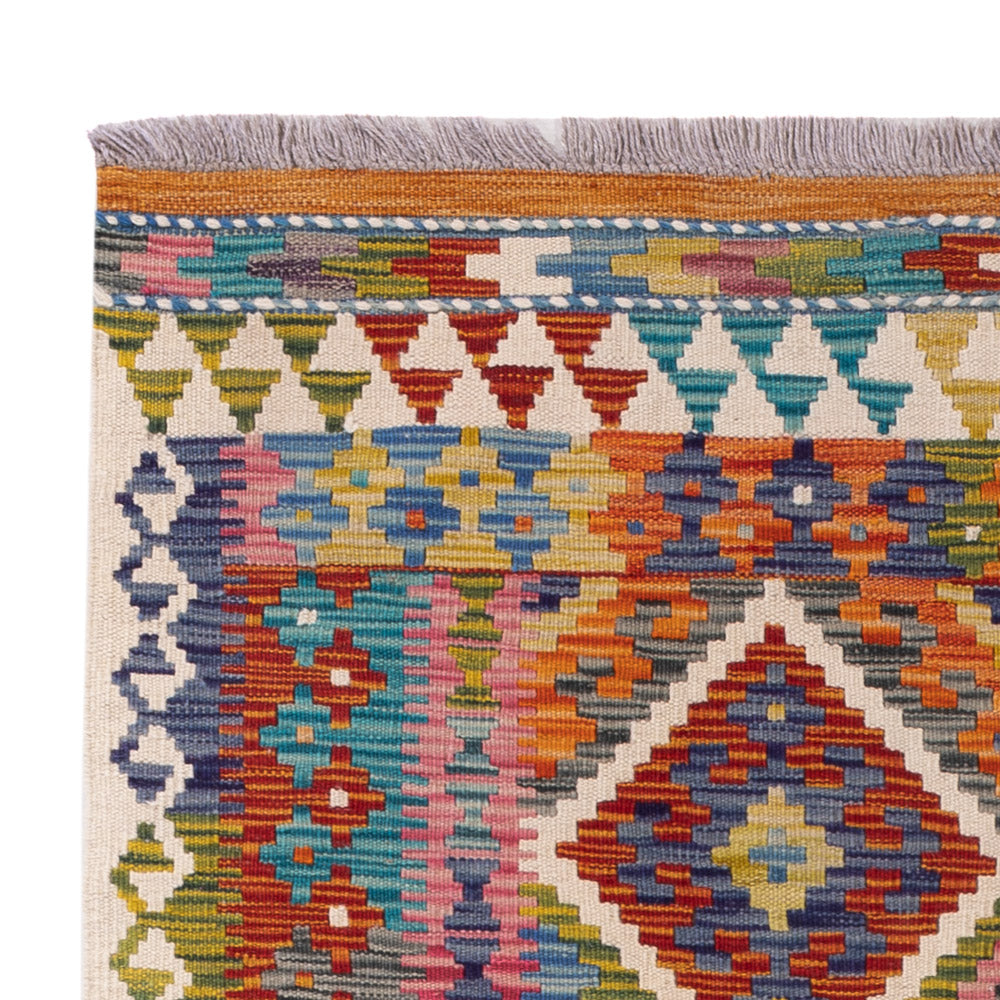 Kelim Teppich - Splash - 147 x 102 cm - bunt
