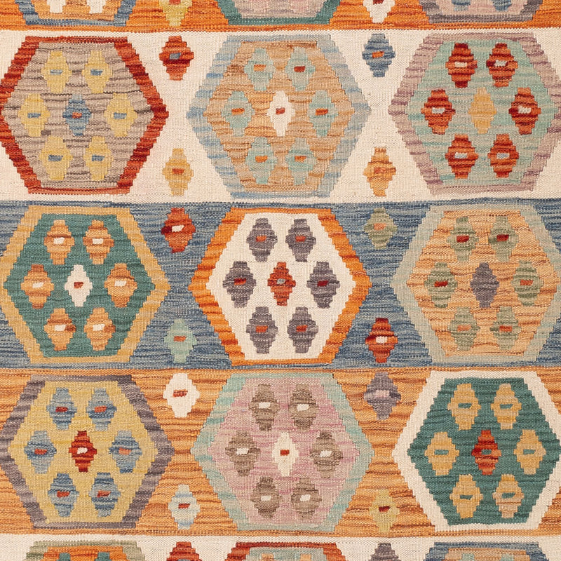 Kelim Teppich - Splash - 249 x 178 cm - bunt