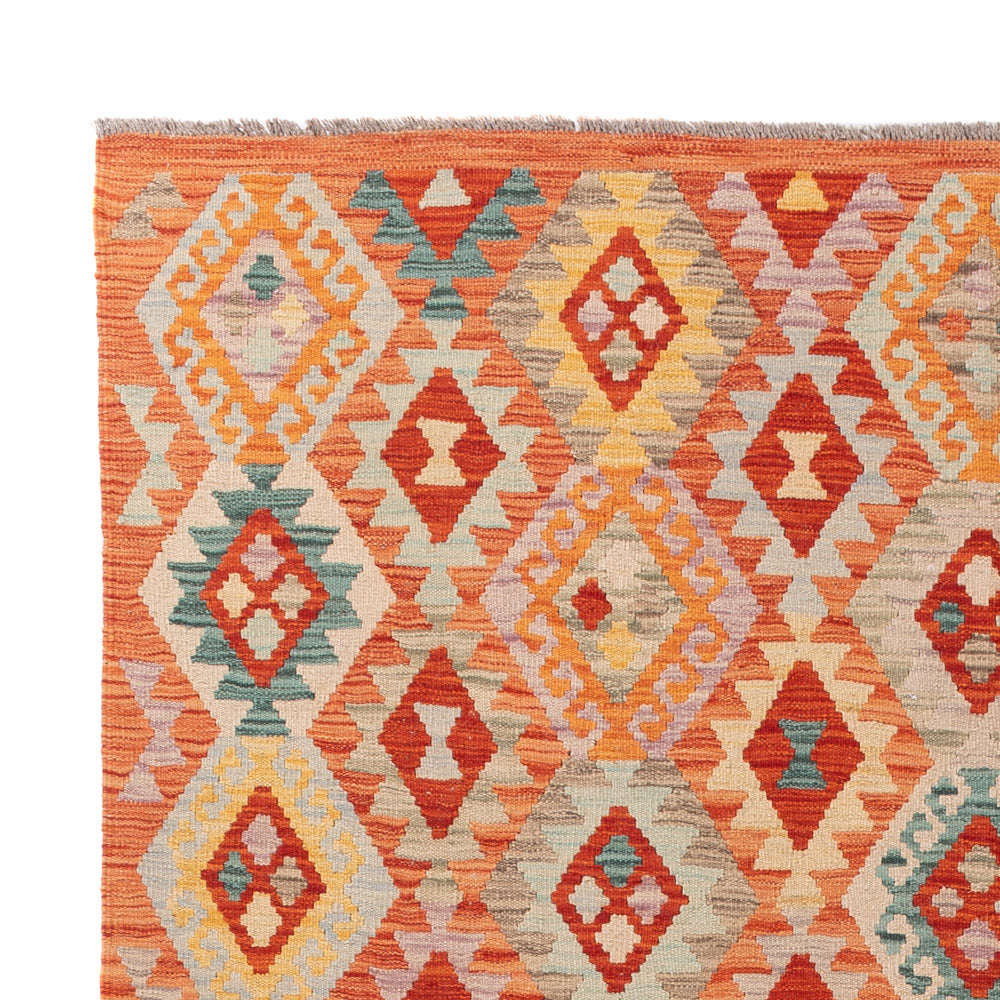 Kilim Maimana Tæppe 247x179cm - Uldtæppe