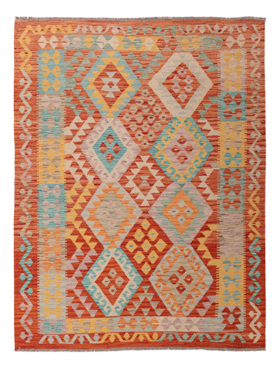 Kilim Maimana Tæppe 151x198cm - Uldtæppe