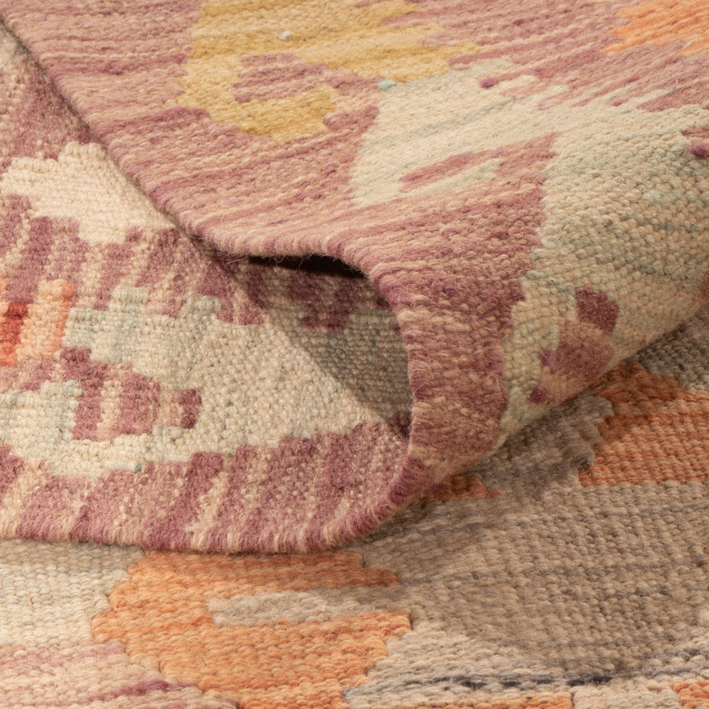 Kelim Teppich - Splash - 242 x 175 cm - bunt