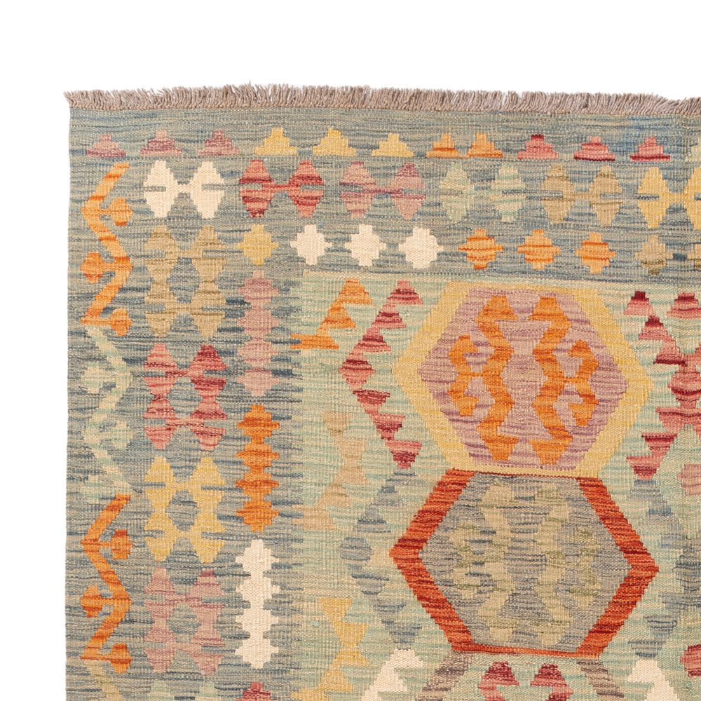 Kelim Teppich - Splash - 236 x 175 cm - bunt