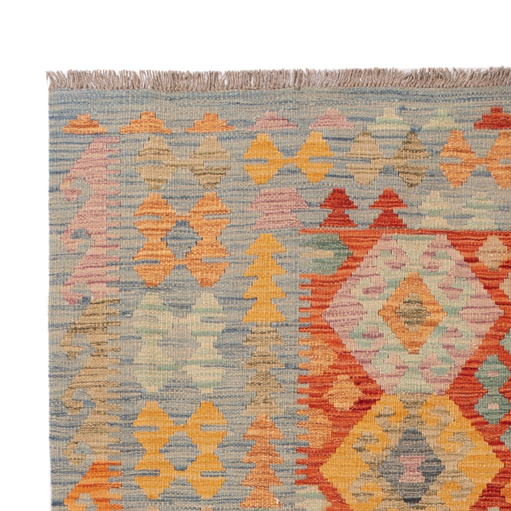 Kilim Maimana Tæppe 206x145cm - Uldtæppe