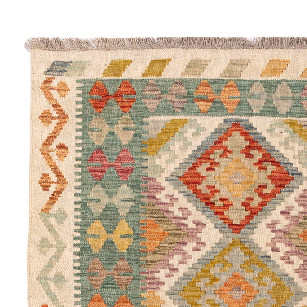 Kilim Maimana Tæppe 200x149cm - Uldtæppe
