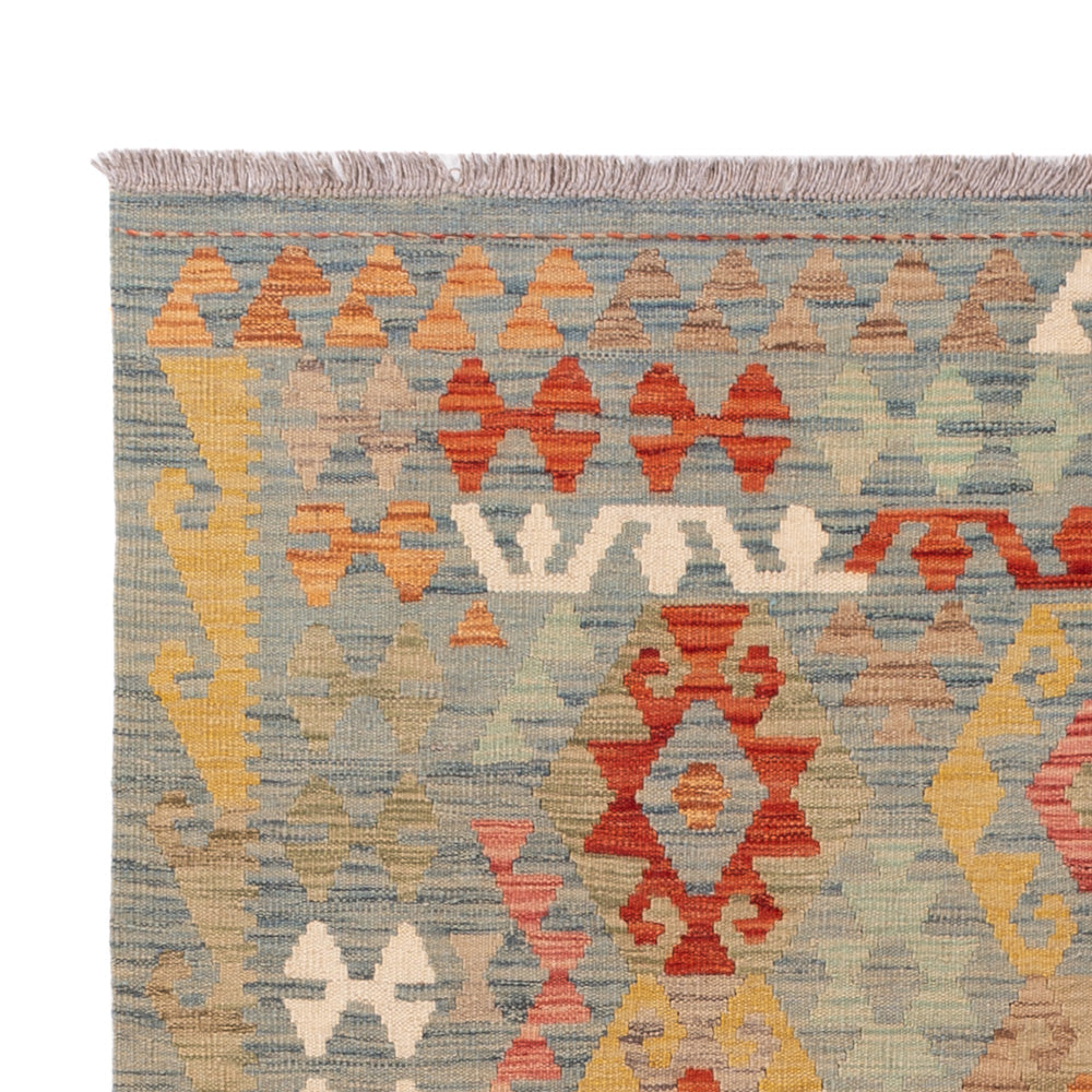 Kelim Teppich - Splash - 203 x 149 cm - bunt