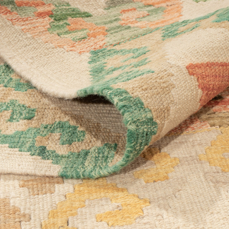 Kelim Teppich - Splash - 198 x 149 cm - bunt