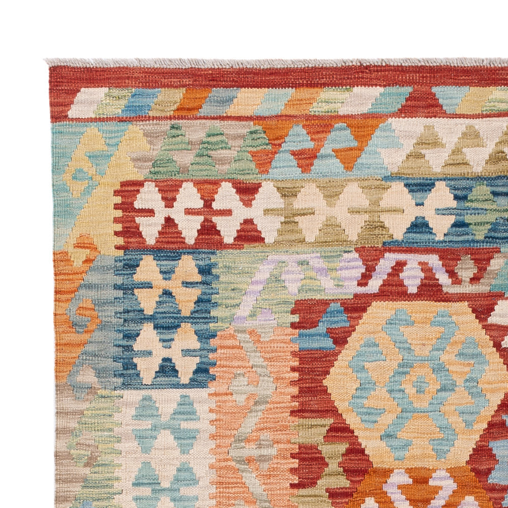 Kilim Maimana Tæppe 194x156cm - Uldtæppe