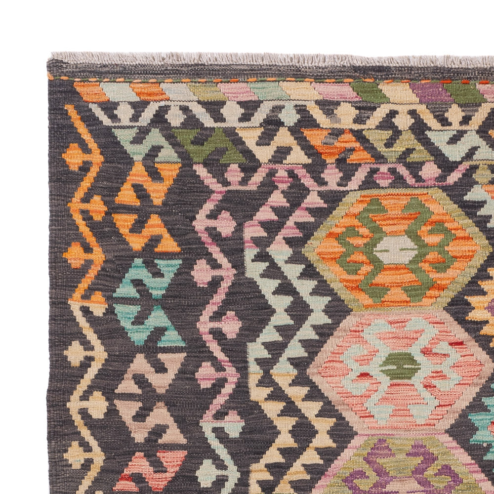 Kilim Maimana Tæppe 195x161cm - Uldtæppe