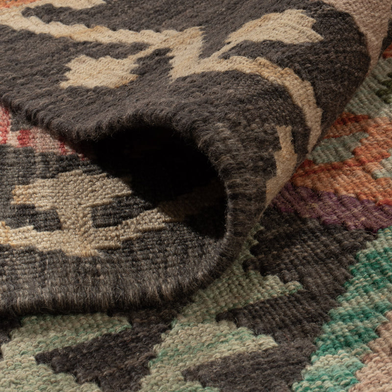 Kelim Teppich - Splash - 195 x 161 cm - bunt