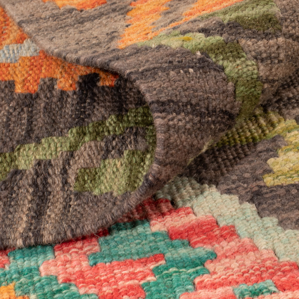 Kelim Teppich - Splash - 156 x 105 cm - bunt