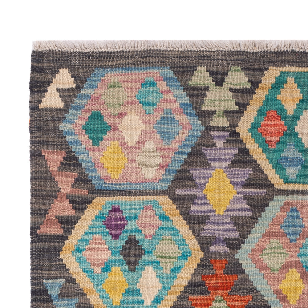Kilim Maimana Tæppe 151x100cm - Uldtæppe
