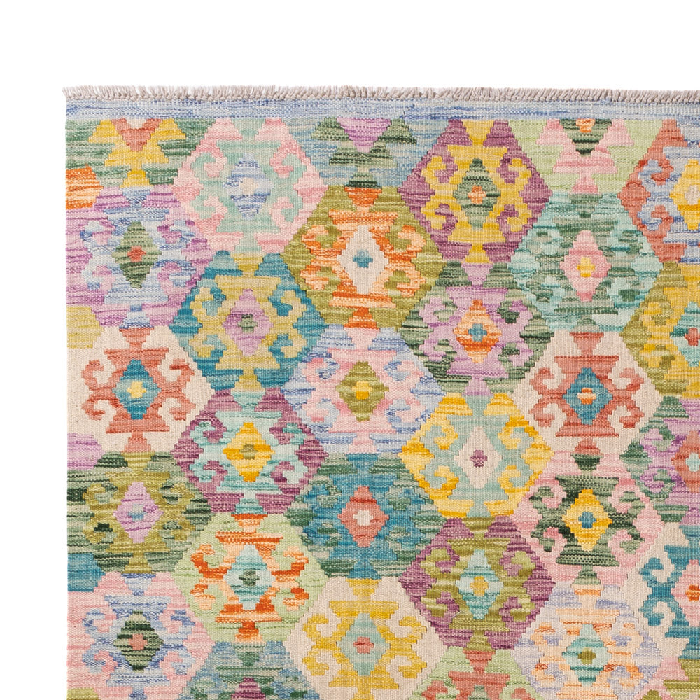 Kilim Maimana Tæppe 243x180cm - Uldtæppe