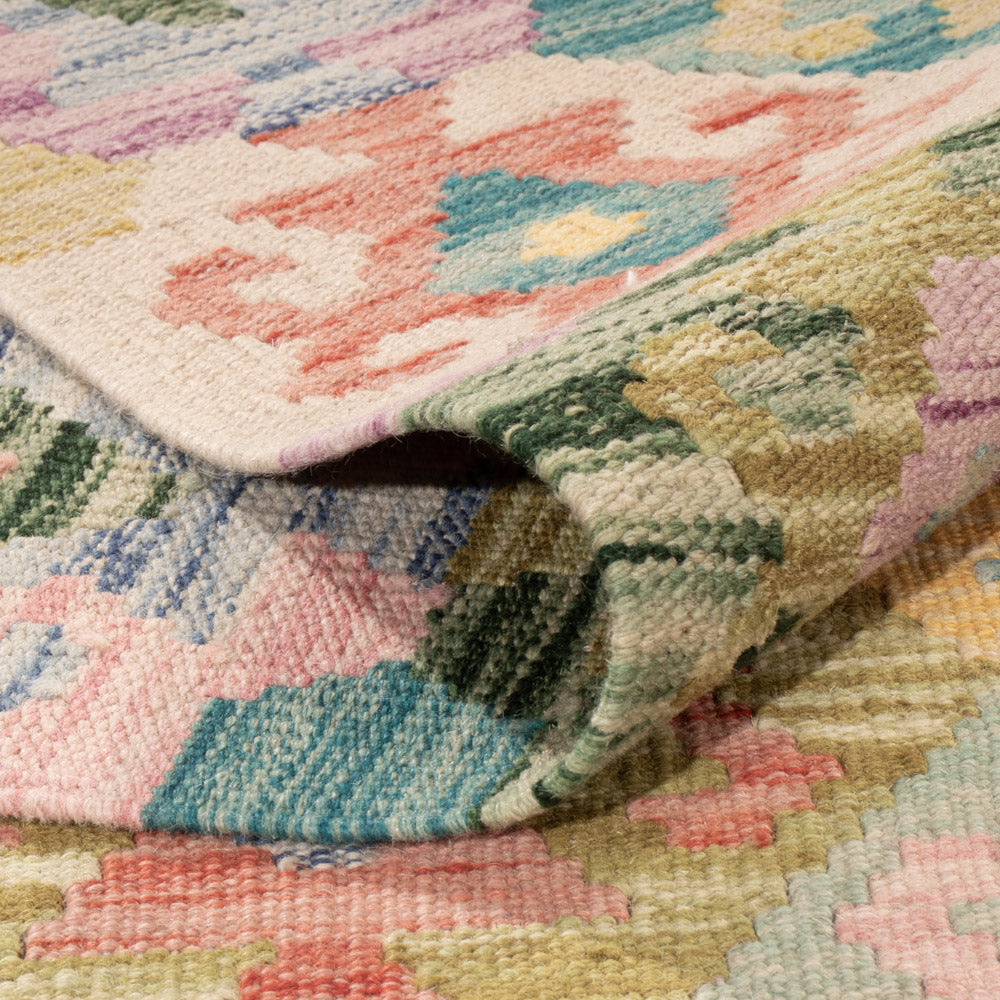 Kelim Teppich - Splash - 243 x 180 cm - bunt
