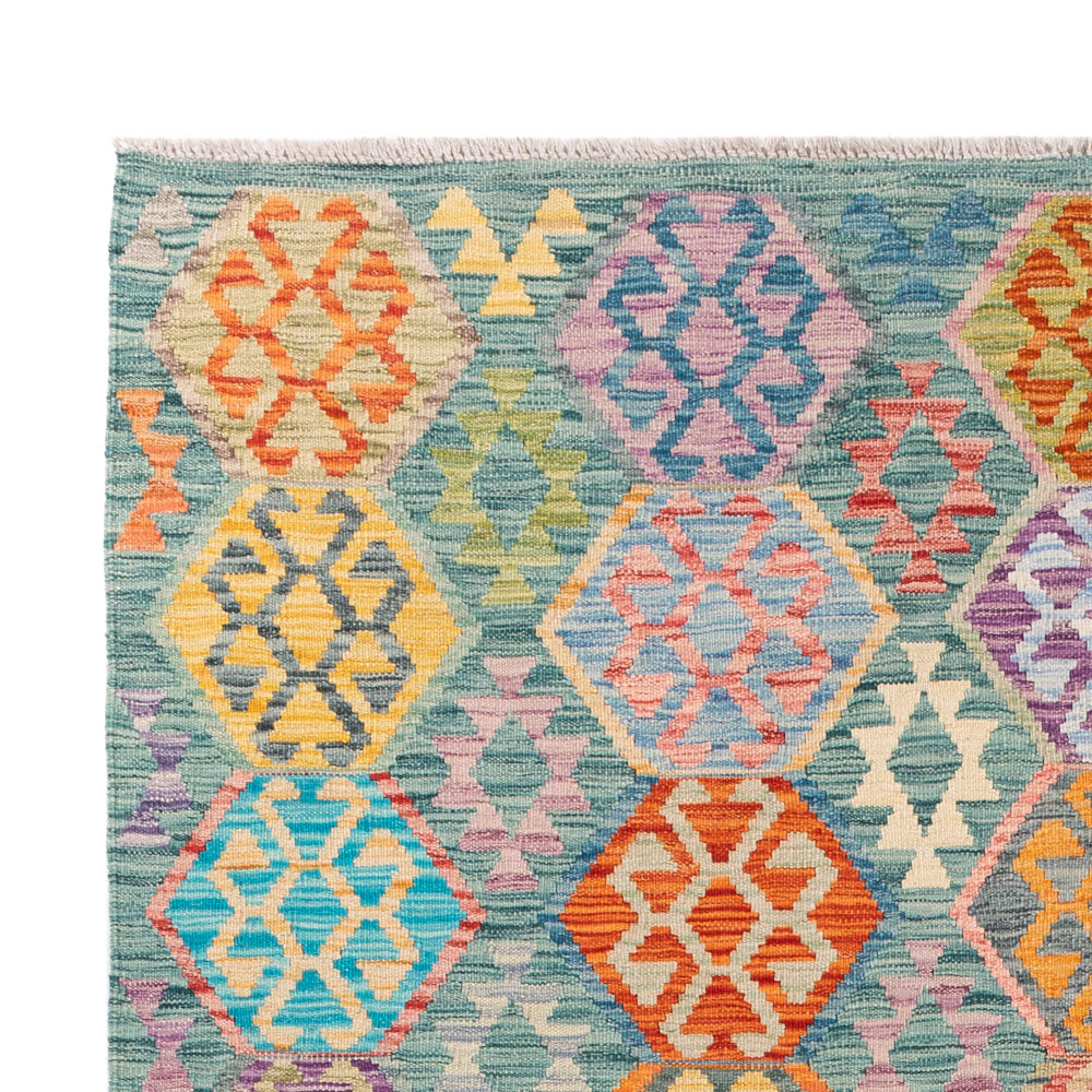 Kilim Maimana Tæppe 252x179cm - Uldtæppe