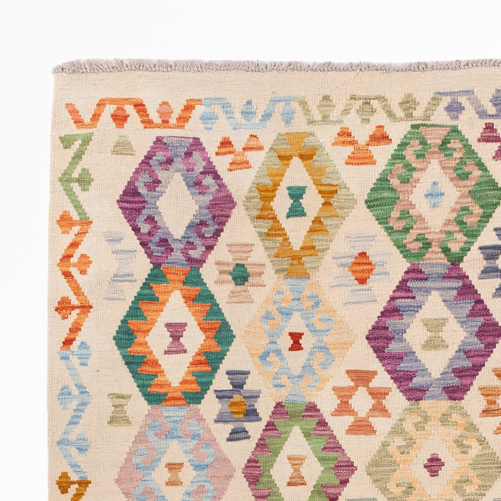 Kilim Maimana Tæppe 240x177cm - Uldtæppe