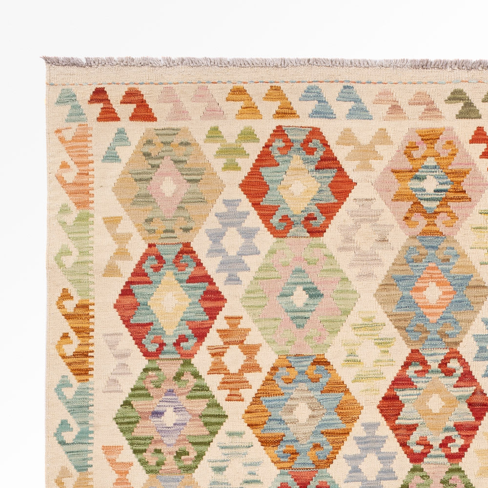 Kilim Maimana Tæppe 247x181cm - Uldtæppe