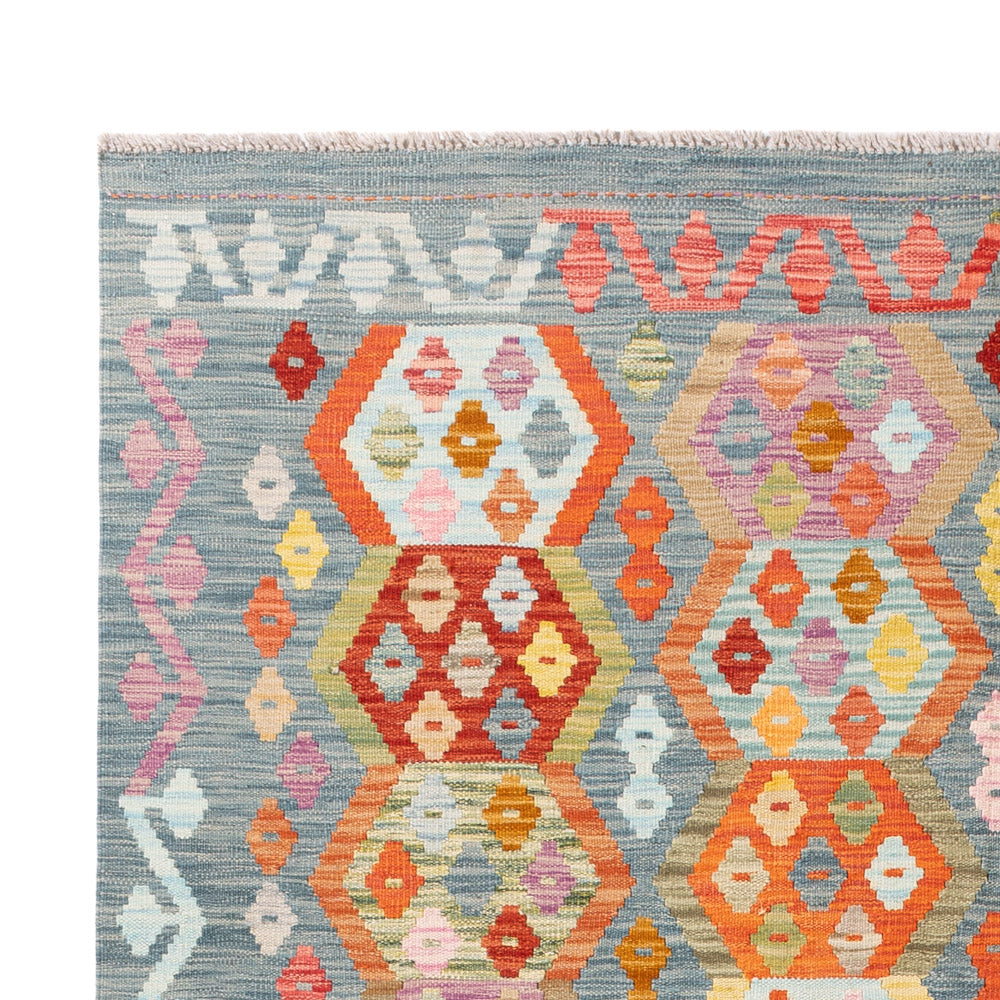 Kilim Maimana Tæppe 242x178cm - Uldtæppe