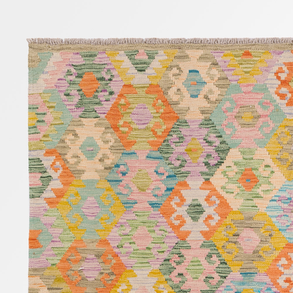 Kilim Maimana Tæppe 248x173cm - Uldtæppe