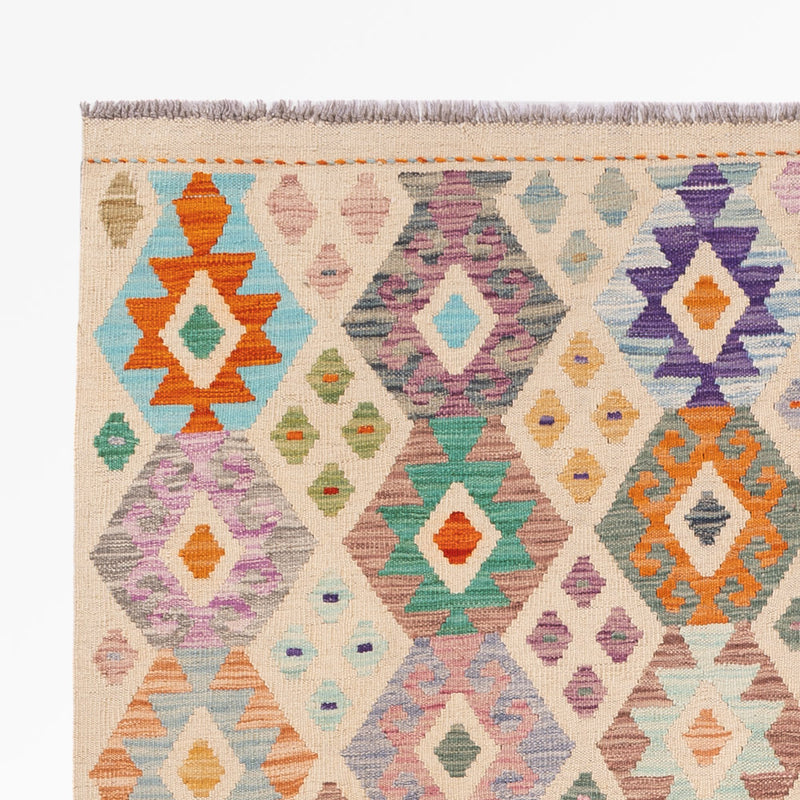 Kelim Teppich - Splash - 241 x 171 cm - bunt