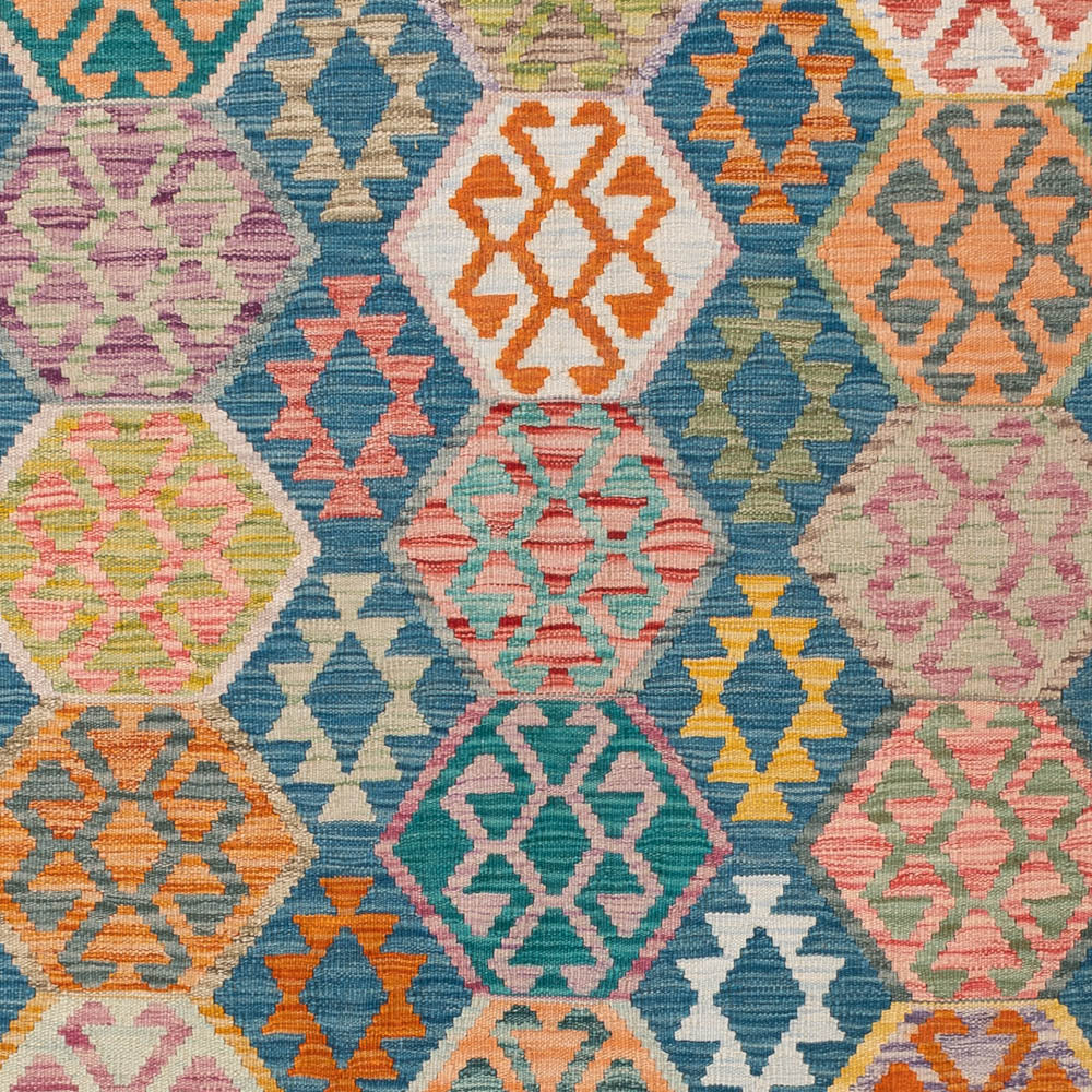 Kelim Teppich - Splash - 245 x 180 cm - bunt