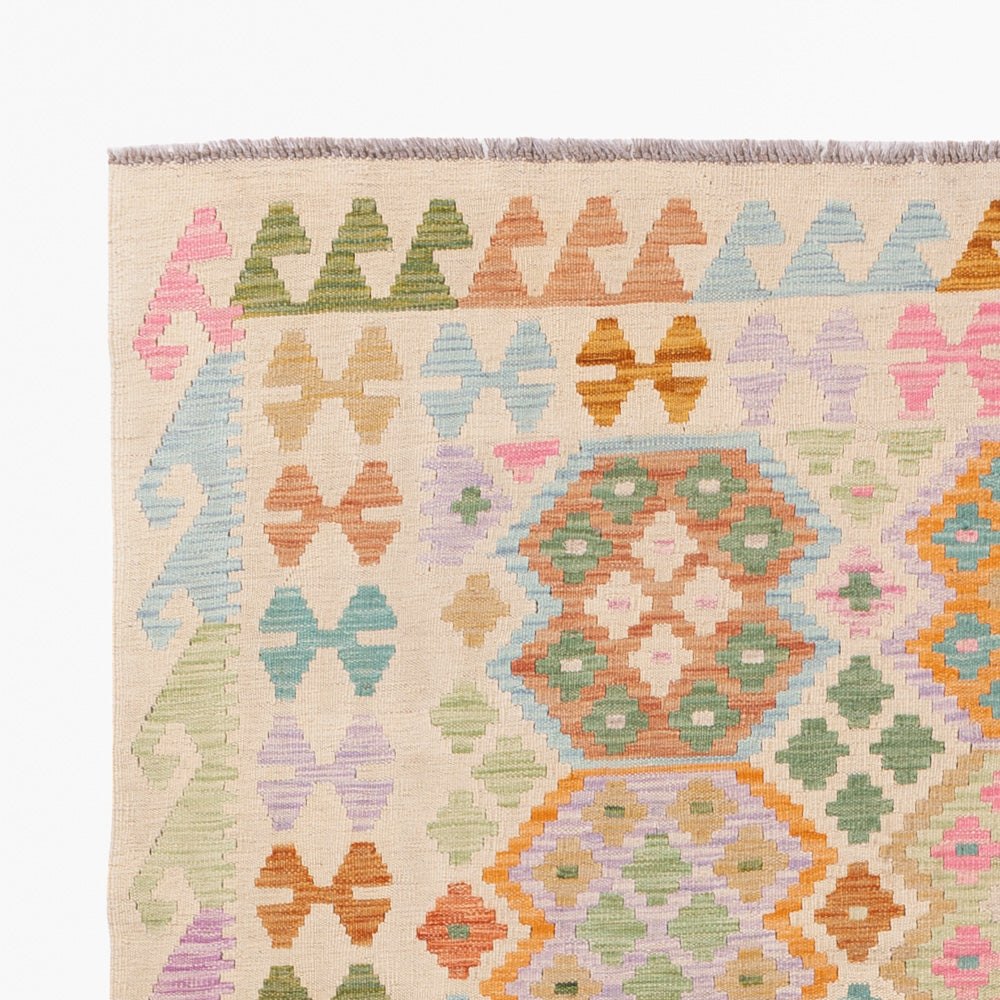 Kilim Maimana Tæppe 245x184cm - Uldtæppe