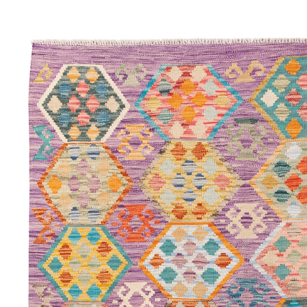 Kilim Maimana Tæppe 250x176cm - Uldtæppe