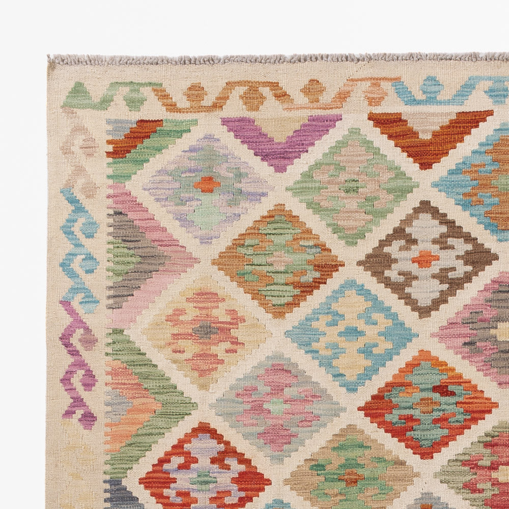 Kilim Maimana Tæppe 243x170cm - Uldtæppe