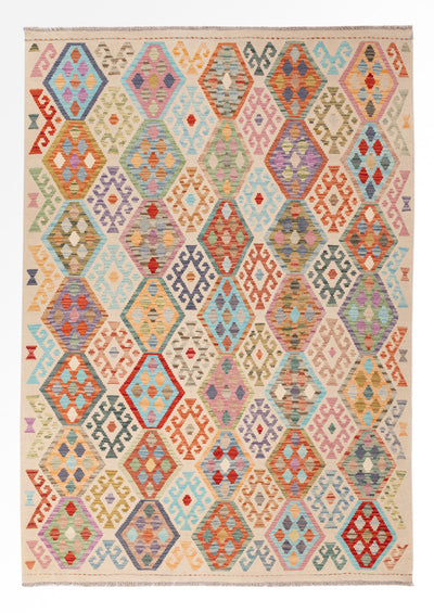 Kilim Maimana Tæppe 179x251cm - Uldtæppe