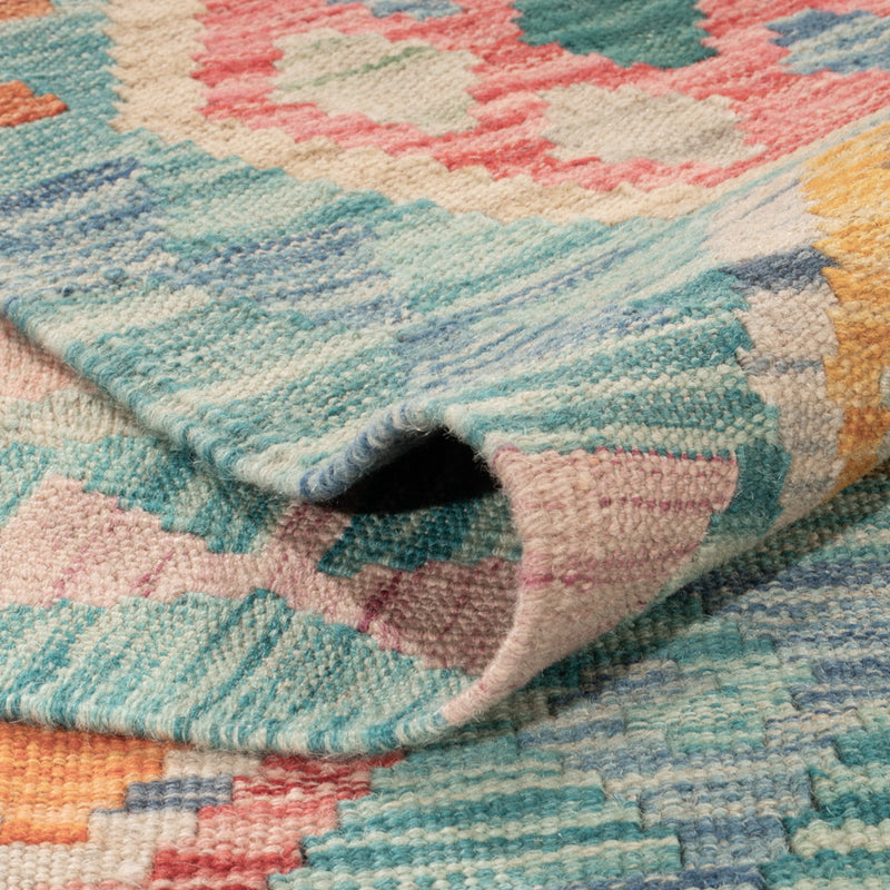 Kelim Teppich - Splash - 248 x 177 cm - bunt