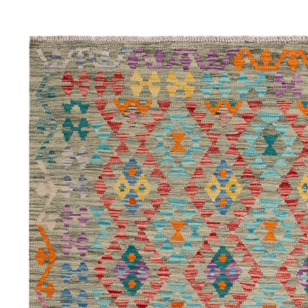 Kelim Teppich - Splash - 255 x 178 cm - bunt