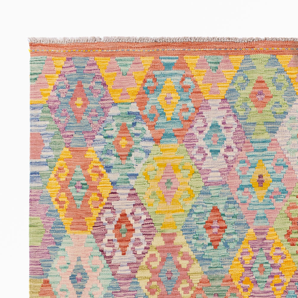 Kilim Maimana Tæppe 245x177cm - Uldtæppe