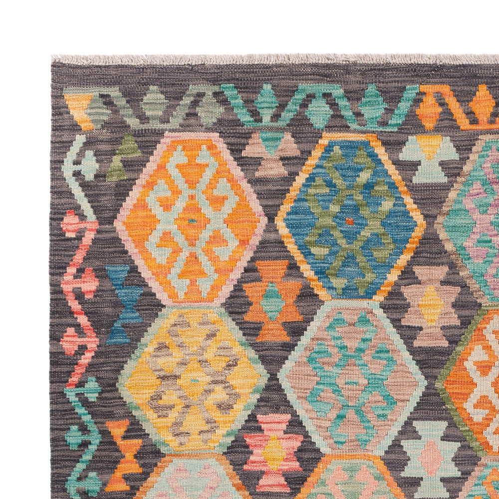 Kilim Maimana Tæppe 232x175cm - Uldtæppe