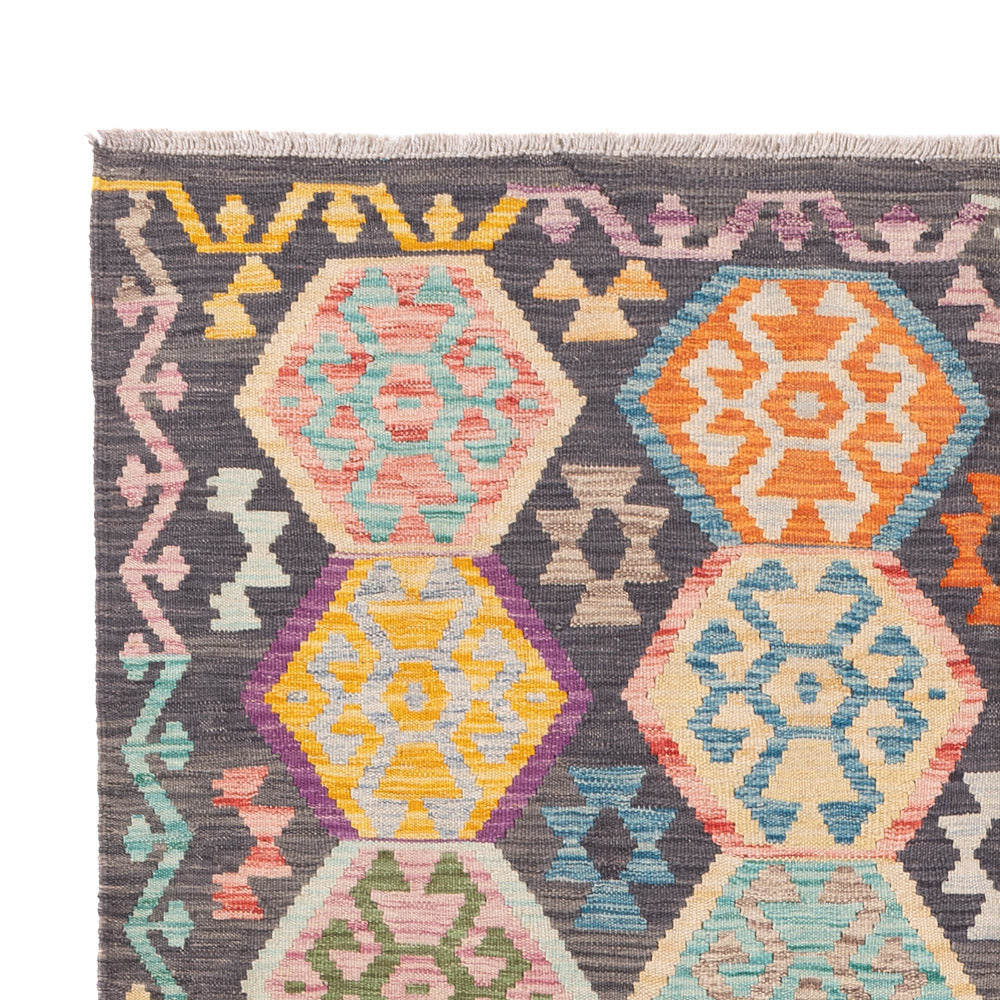 Kilim Maimana Tæppe 244x172cm - Uldtæppe