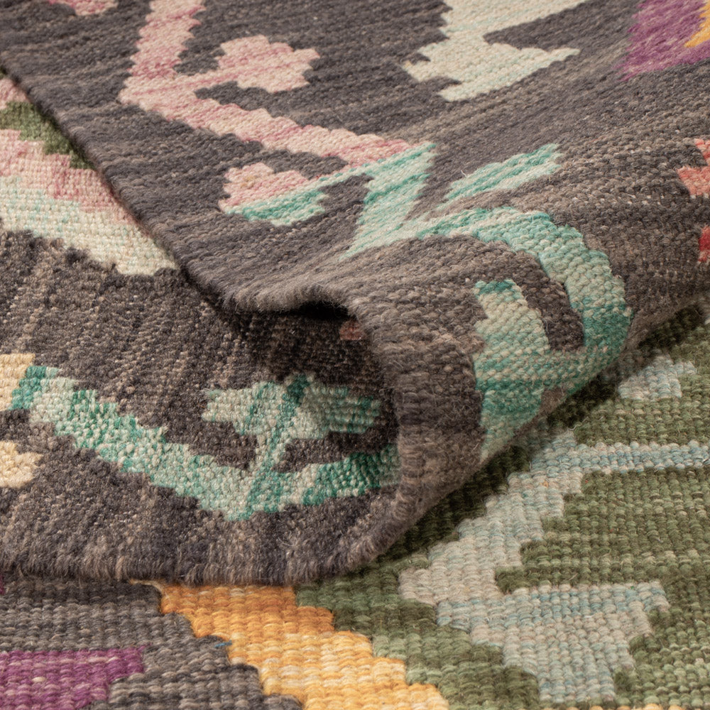 Kelim Teppich - Splash - 244 x 172 cm - bunt