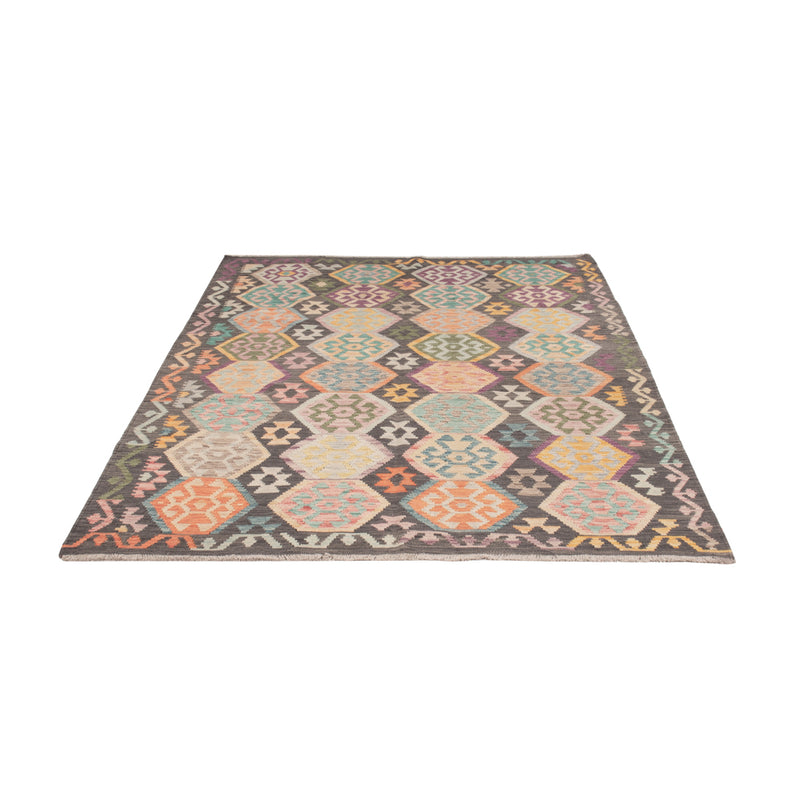 Kelim Teppich - Splash - 244 x 172 cm - bunt