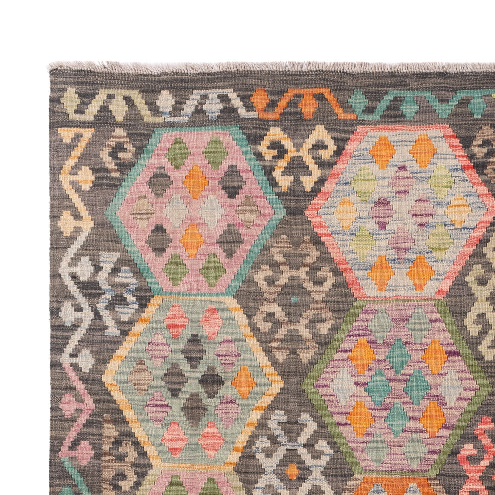 Kilim Maimana Tæppe 185x241cm - Uldtæppe