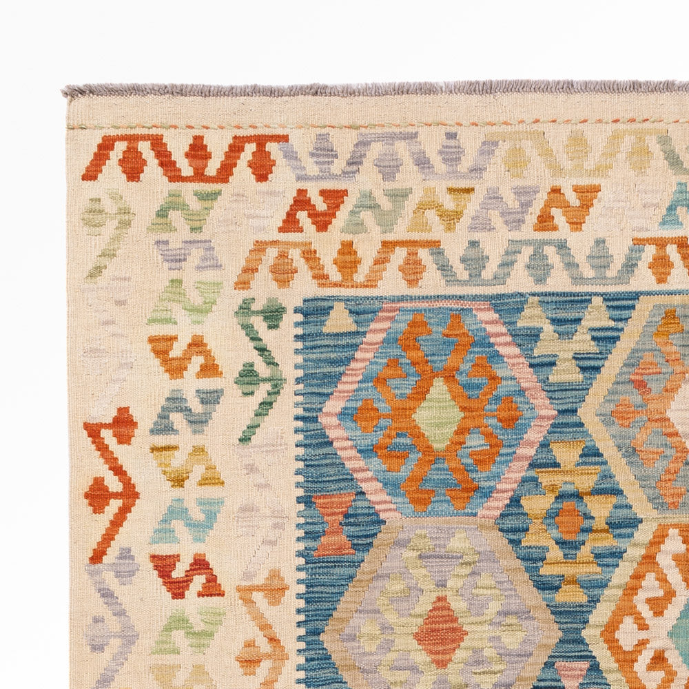 Kilim Maimana Tæppe 241x178cm - Uldtæppe