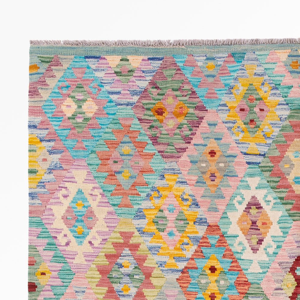 Kilim Maimana Tæppe 256x176cm - Uldtæppe