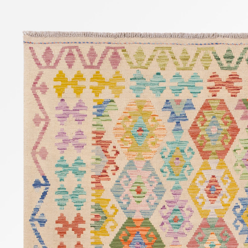 Kelim Teppich - Splash - 246 x 179 cm - bunt