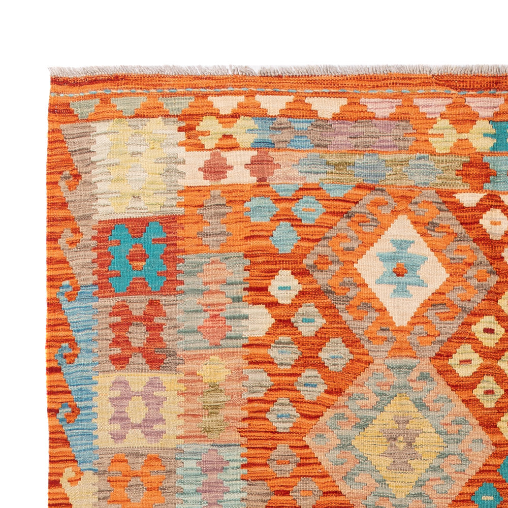 Kilim Maimana Tæppe 242x173cm - Uldtæppe
