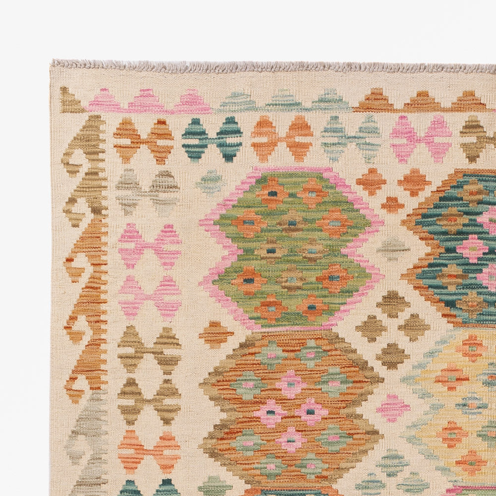 Kilim Maimana Tæppe 244x170cm - Uldtæppe
