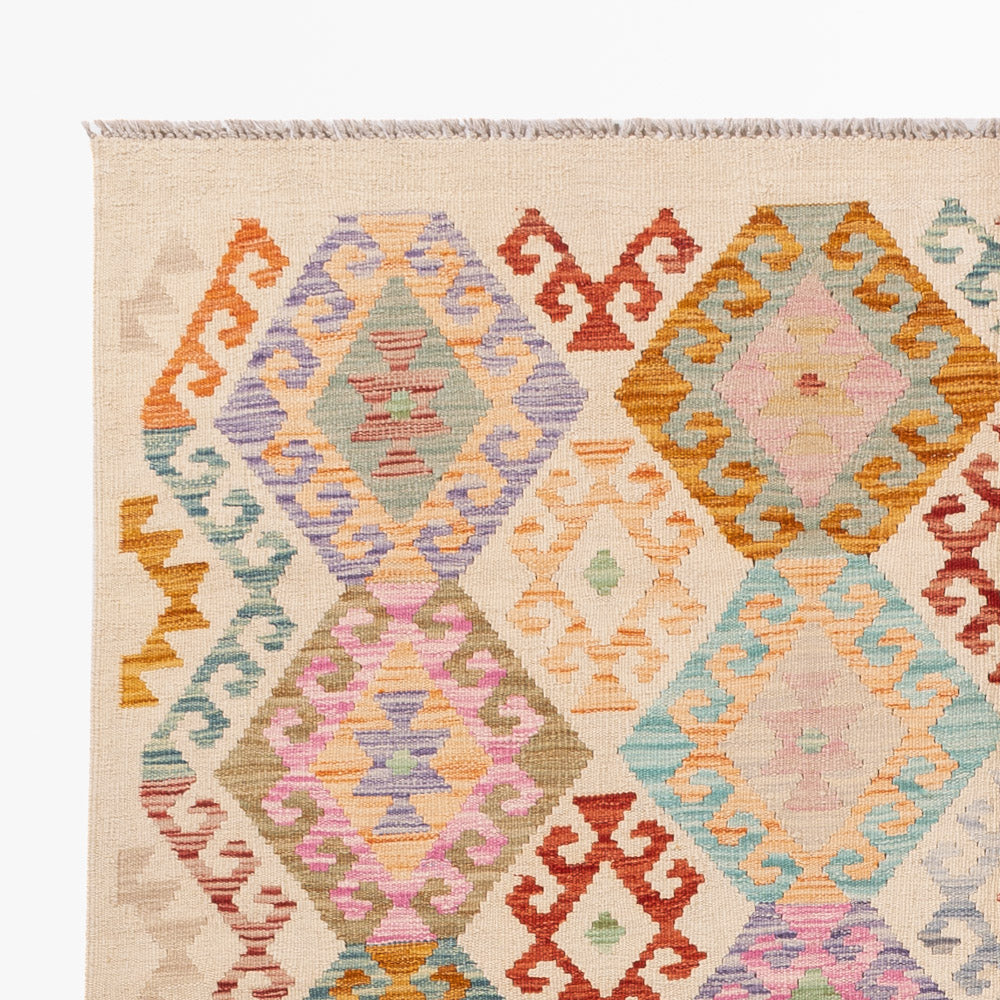 Kilim Maimana Tæppe 244x171cm - Uldtæppe