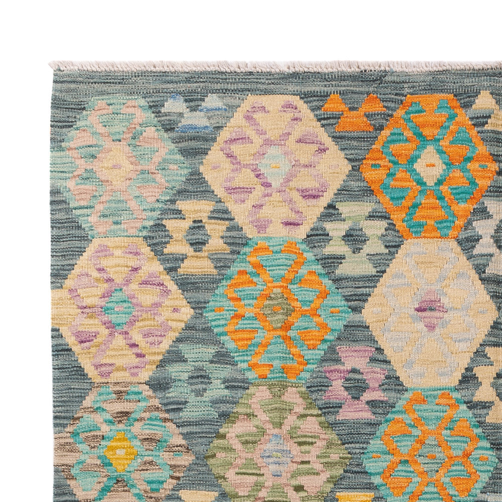 Kilim Maimana Tæppe 251x168cm - Uldtæppe
