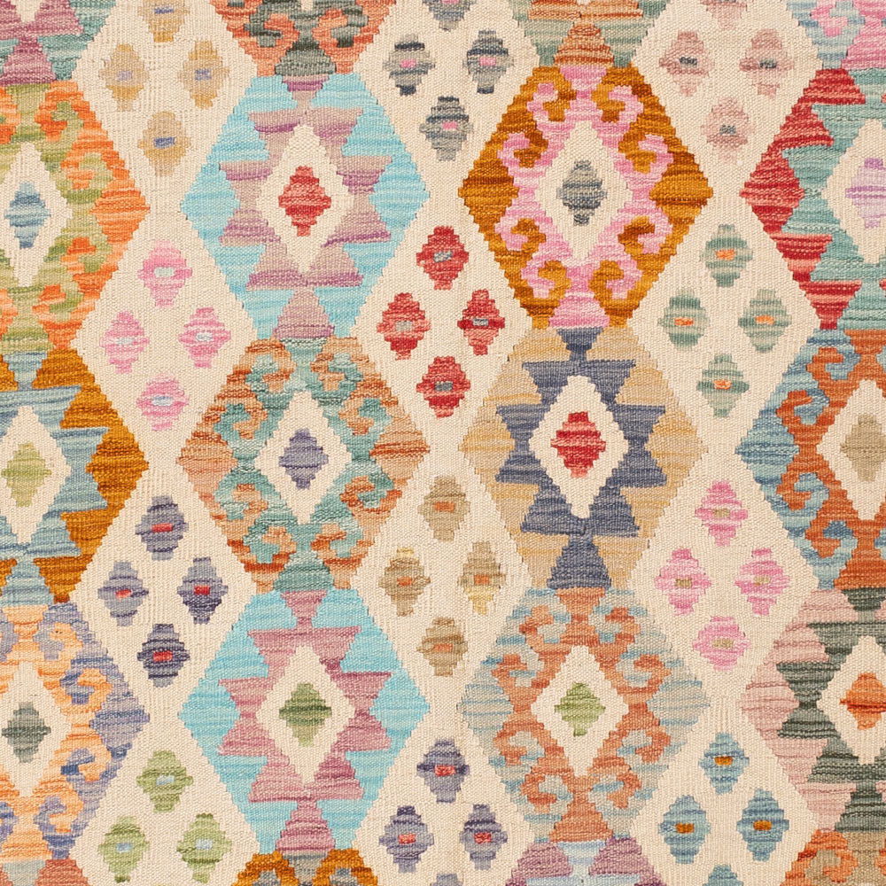 Kelim Teppich - Splash - 249 x 179 cm - bunt