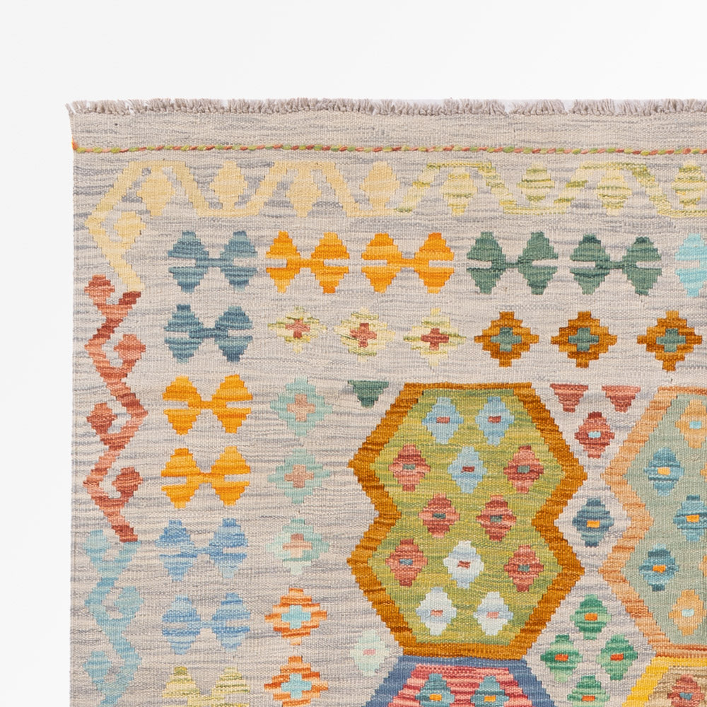 Kilim Maimana Tæppe 181x255cm - Uldtæppe
