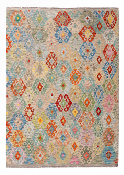 Kilim Maimana Tæppe 185x252cm - Uldtæppe